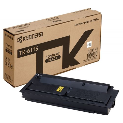 KYOCERA Original TK-6115 Toner noir 15.000 Pages (1T02P10NL0) pour M4125idn, M4132idn