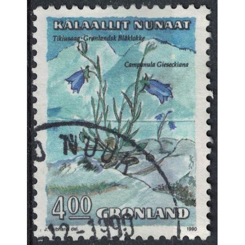 Groenland 1990 Oblitéré Used Flowers Fleurs Kalaallit Nunaat Campanula Gieseckiana Su