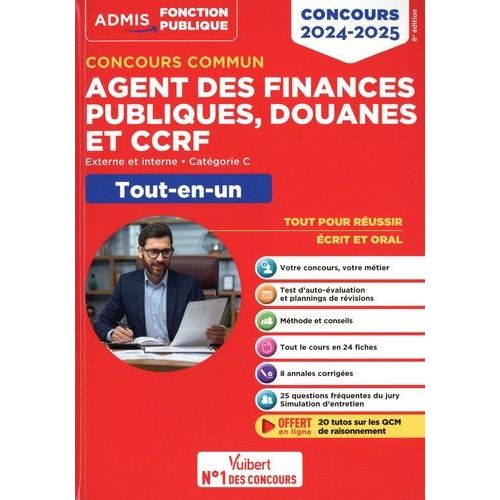 Concours Commun Agent Des Finances Publiques, Douanes Et Ccrf Externe Et Interne, Catégorie C - Tout-En-Un