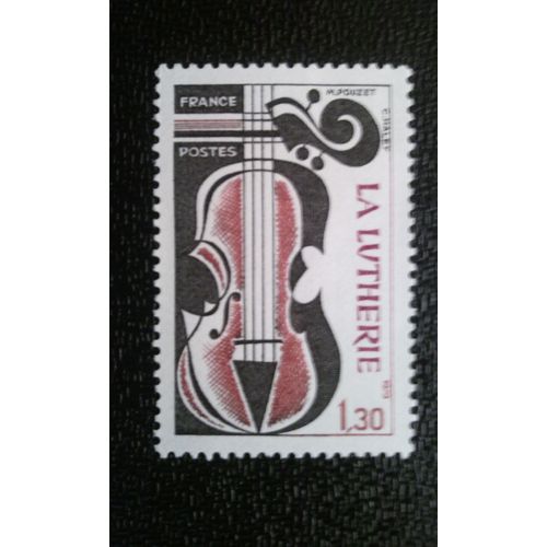 Timbre France ( Yt 2072 ) 1979 Beaux-Arts: La Lutherie