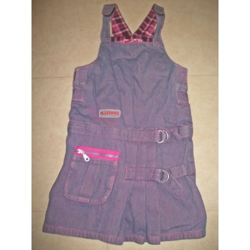 Robe Mini Stereo Coton 6 Ans Gris