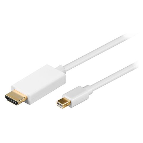 Câble Adaptateur Mini Display Port male vers HDMI male Thunderbolt à HDMI Blanc pour Thinkpad Carbon X1-Visiodirect-