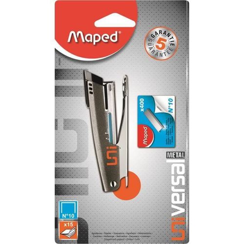Maped Agrafeuse Universal Métal N°10 Orange