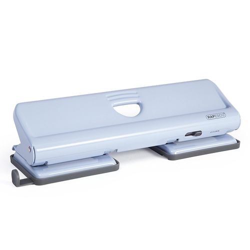 Rapesco Perfo Métal 4 Trous Bleu Poudré 20 Flles