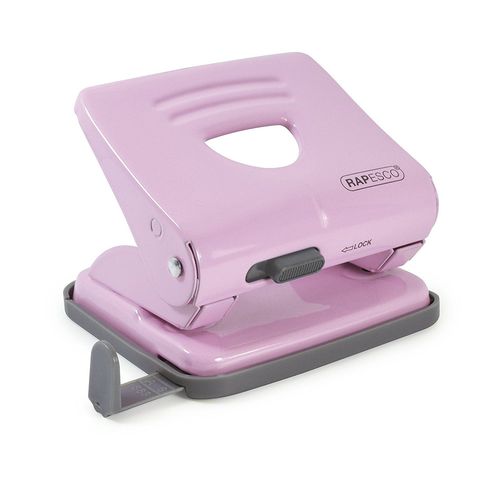 Rapesco Perfo Métal 2 Trous 825 Rose Candy 25 Flles