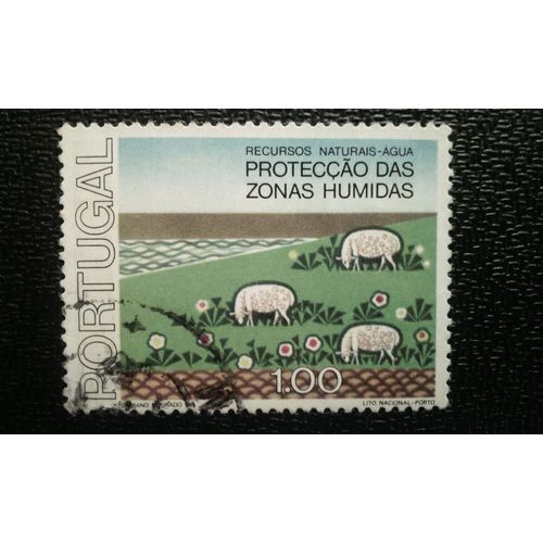 Timbre Portugal ( Yt 1315 ) 1976 Mouton Domestique (Ovis Ammon Aries)