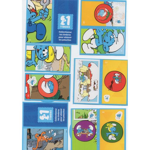 Schroumpf La Vie, Lot De 2o Autocollants
