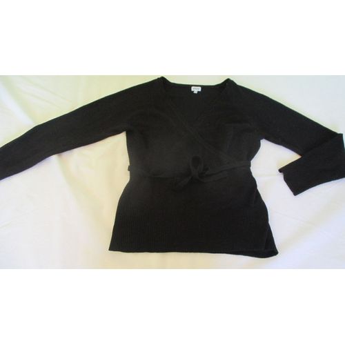 Pull Coeur Croisé Noir Etam Taille 42