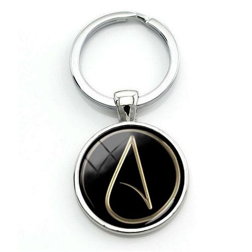Porte-Clés Avec Pendentif Symbole Athée - Porte-Clef Athéisme