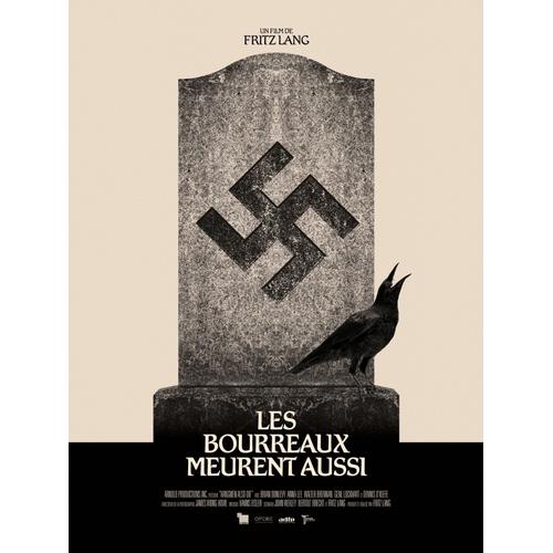 Les Bourreaux Meurent Aussi De Fritz Lang Avec Brian Donlevy, Anna Lee... - Affichette Originale De Film Format 40 X 60 Cm