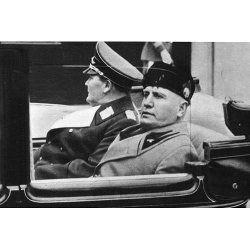 Ww2 - Mussolini Accueille Goering En Italie