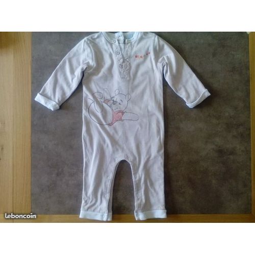 Combinaison Jersey, Doublée, Winnie - Disney - T1an