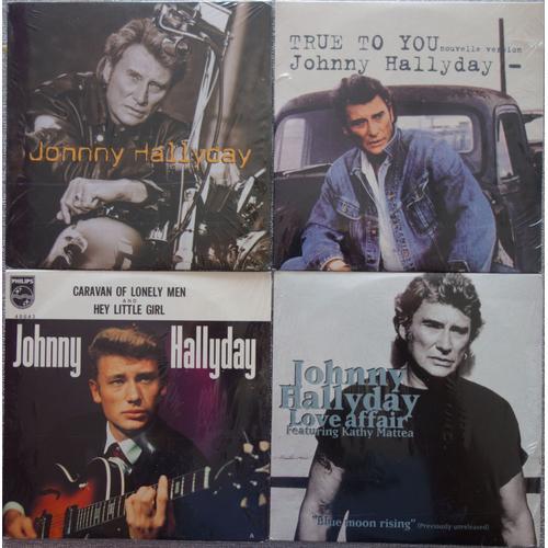 Johnny Hallyday - Cd Singles Collectors Internationaux Rares - Lot De 10 - En Anglais Et Italien