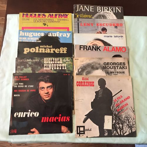 Lot De Disques Vinyle Années 60/70