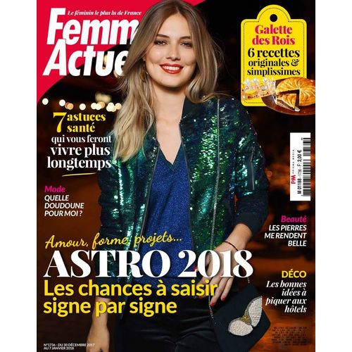 Femme Actuelle N °1736: 6 Idées Galette Des Rois,4 Cocktails