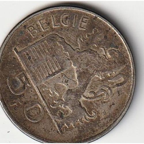 50 Francs Belgique Type Mercure 1950 Flamand