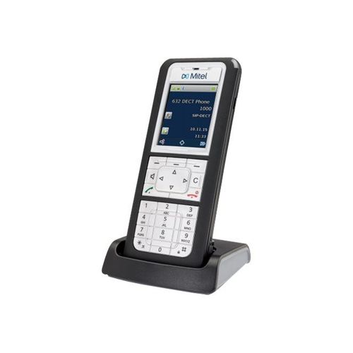 Mitel 632 - Téléphone numérique sans fil - avec Interface Bluetooth - DECT\GAP - (conférence) à trois capacité d'appel
