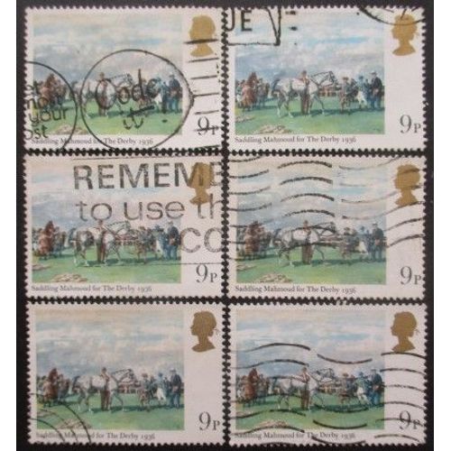 Royaume-Uni N°892 X 6 Oblitéré