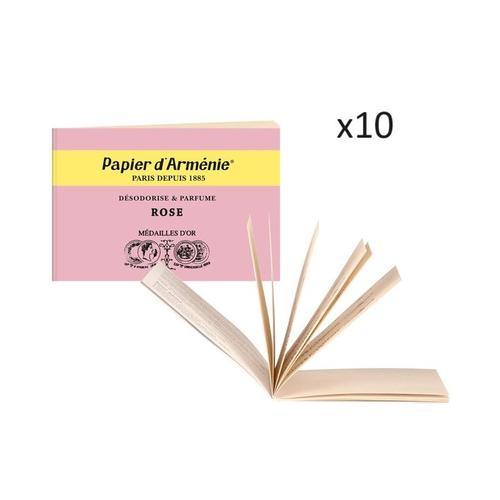 PAPIER ARMENIE Carnets Rose x10