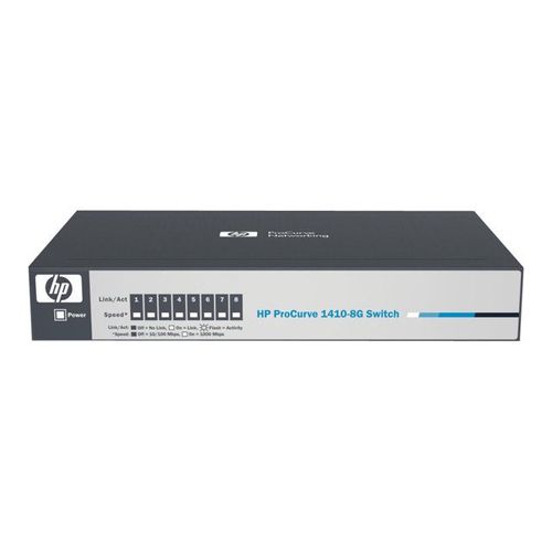 HPE OfficeConnect 1410 8G - Commutateur - non géré - 8 x 10/100/1000 - de bureau, fixation murale