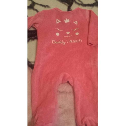 Pyjama In Extenso 3 Mois Rose