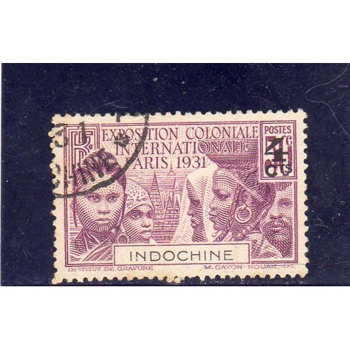 Timbre-Poste D'indochine (Exposition Coloniale De Paris)