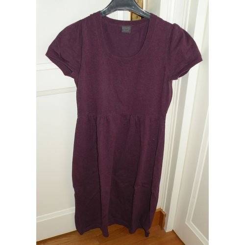 Robe Femme Esprit Violet Coton Ts 36 Hiver