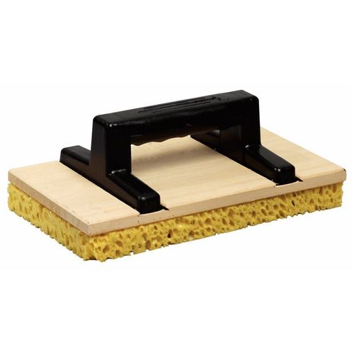 Taloche bois semelle mousse manche plastique, Rect, 250x140mm