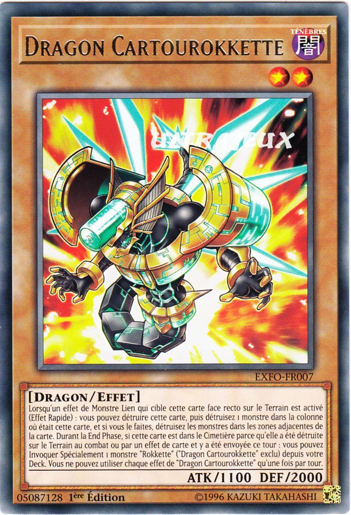 Yu-Gi-Oh! - Exfo-Fr007 - Dragon Cartourokkette - Rare