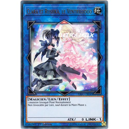 Yu-Gi-Oh! - Exfo-Fr049 - Clara Et Rushka, Le Ventriloduo - Ultra Rare