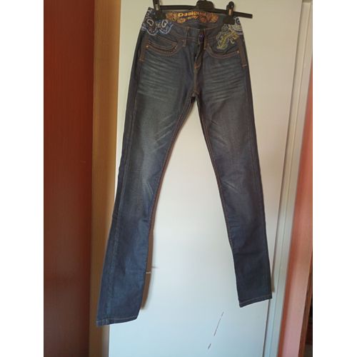 Jean Desigual Taille À Plat 36