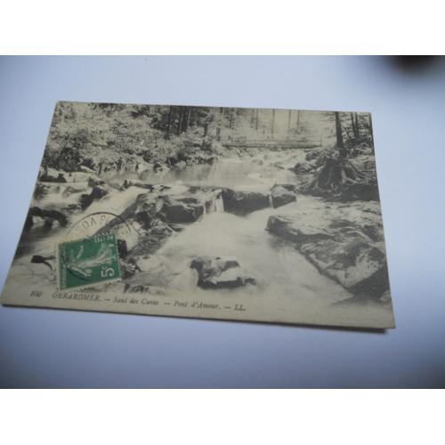 Dep 88 Vosges Carte Ancienne En N/Bl De 1916 Gerardmer Saut Des Cuves Pont D'amour N°100 Edit Levy//////////Be+