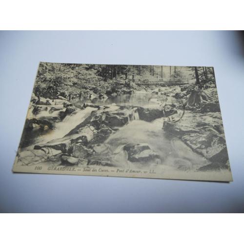 Dep 88 Vosges Carte Ancienne En N/Bl De 1922 Gerardmer Saut Des Cuves Pont D'amour N°100 Edit Levy///Be+