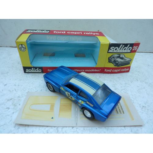 Solido 26 Ford Capri Rallye Bleu Neuf Sou Blister-Solido