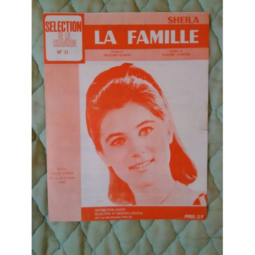 Partition N° 11 La Famille Sheila