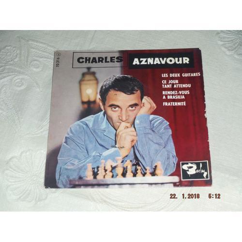 Charles Aznavour , Les Deux Guitares ,Accompagné Par Paul Mauriat Et Son Orchestre
