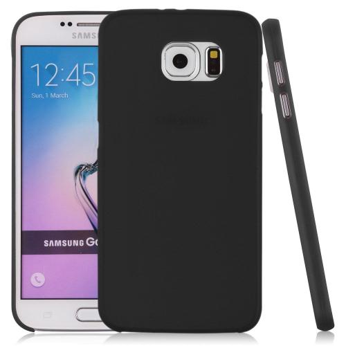Coque Case Samsung Galaxy S6 Edge Plus Noir Ultra-Fine Silicone Souple (Tpu)
