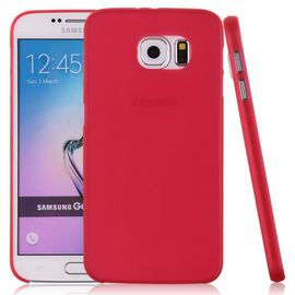 Coque Case Samsung Galaxy S6 Edge Plus Rouge Ultra-Fine Silicone Souple (Tpu)
