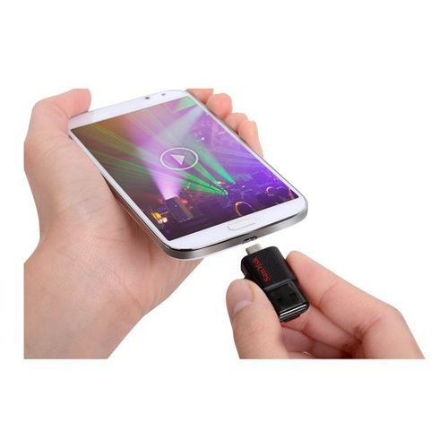 SanDisk Ultra Dual - Clé USB - 32 Go - USB 3.0 / micro USB