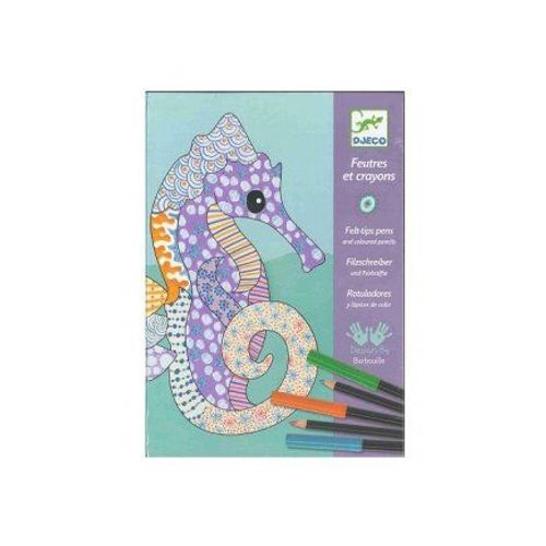 Feutres Et Crayons L'art Du Motif - Kit Créatif Djeco 7-13 Ans