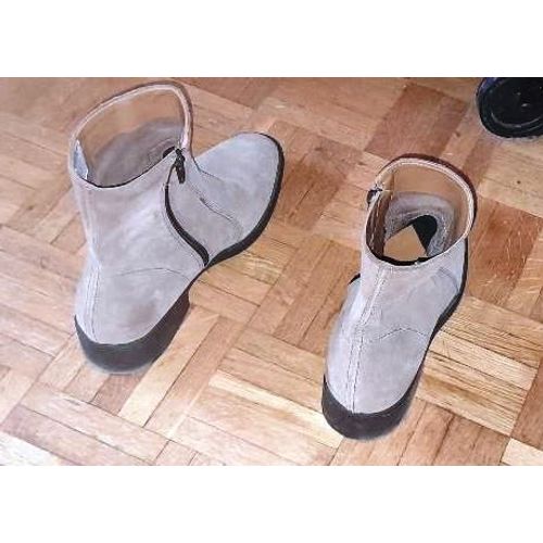 Boots En Daim Beige - 41