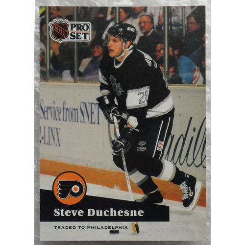 Carte Pro Set N° 96 Nhl & Nhlpa 1991 - Kings De Los Angeles - Steve Duchesne (Défenseur).