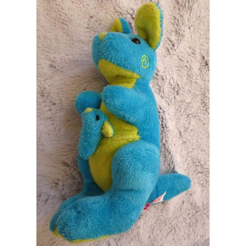 Peluche Doudou Kangourou Et Son Bébé Aussie Friends 17 Cm