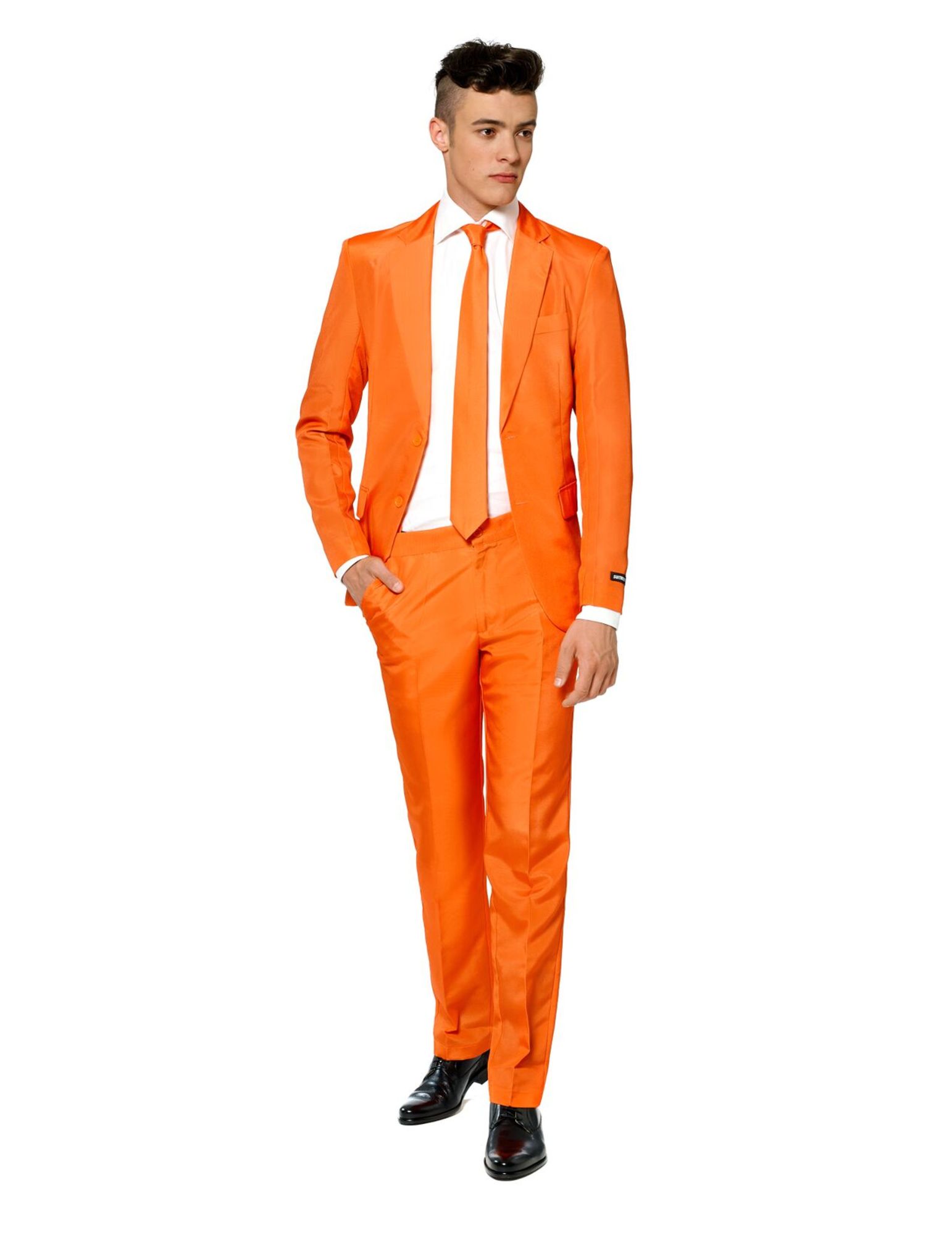 Costume Mr. Solid Orange Homme Suitmeister Medium