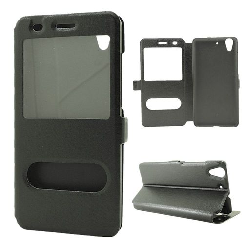 Etui Folio À Rabat Latéral Avec Fenêtre Huawei Y6-2