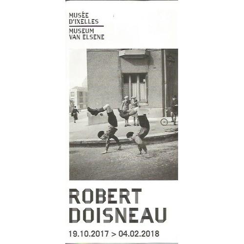 Dépliant Expo Robert Doisneau - Bruxelles 2017