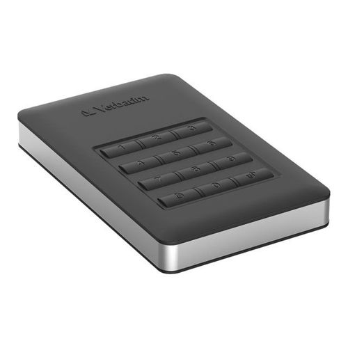 Verbatim Store 'n' Go Portable - SSD - chiffré - 256 Go - externe (portable) - USB 3.1 Gen 1 (USB-C connecteur) - AES 256 bits