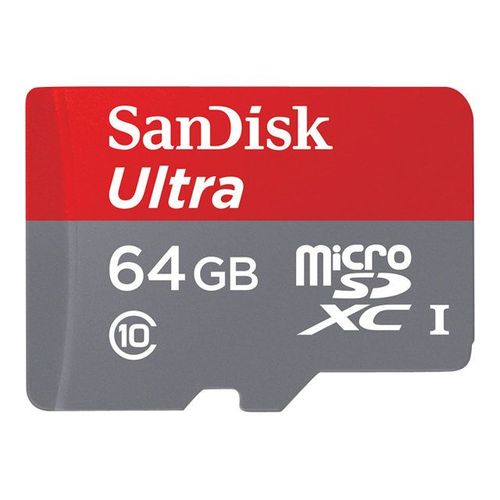 SanDisk Mobile Ultra - Carte mémoire flash - 64 Go - UHS Class 1 / Class10 - microSDXC UHS-I