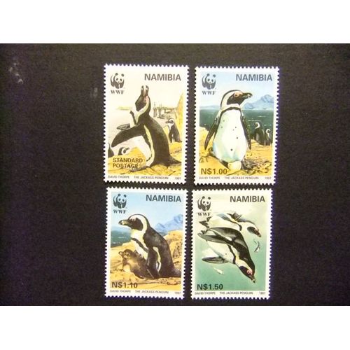 Namibia1997 Wwf Penguin Yvert 790 / 793 ** Mnh