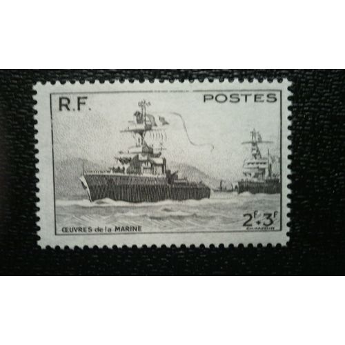 Timbre France ( Yt 752 ) 1946 Travaux Pour La Marine